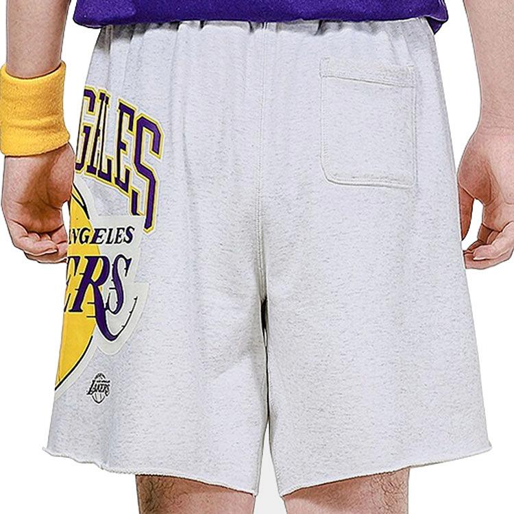 Nike Los Angeles Lakers Basketball Sports Casual Breathable Shorts Men Bottoms Light-Gray DB1956-051