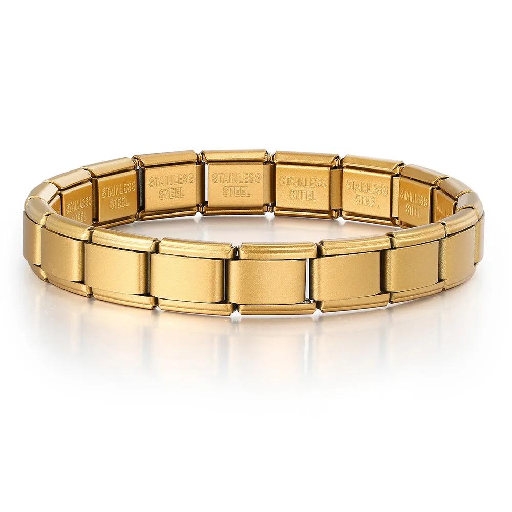 2025 Neu Herren und Damen Sternenfarben 18 Stück Italienischer Charm Passend für 9mm Edelstahl Modulares Armband Großhandelsschmuck