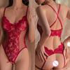 Sexual Women's Bodysuit Exotic Corset Costumes Crotchless Transparent Erotic Lingerie Porn Open Bra Teddy Babydoll Underwear