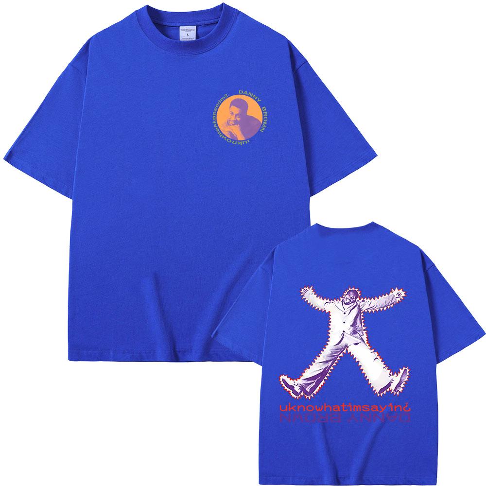 Rapper Danny Brown Uknowhatimsayin Tshirt Quaranta Tour Tshirts Men Women Hip Hop Vintage Oversized T Shirts Summer Streetwear