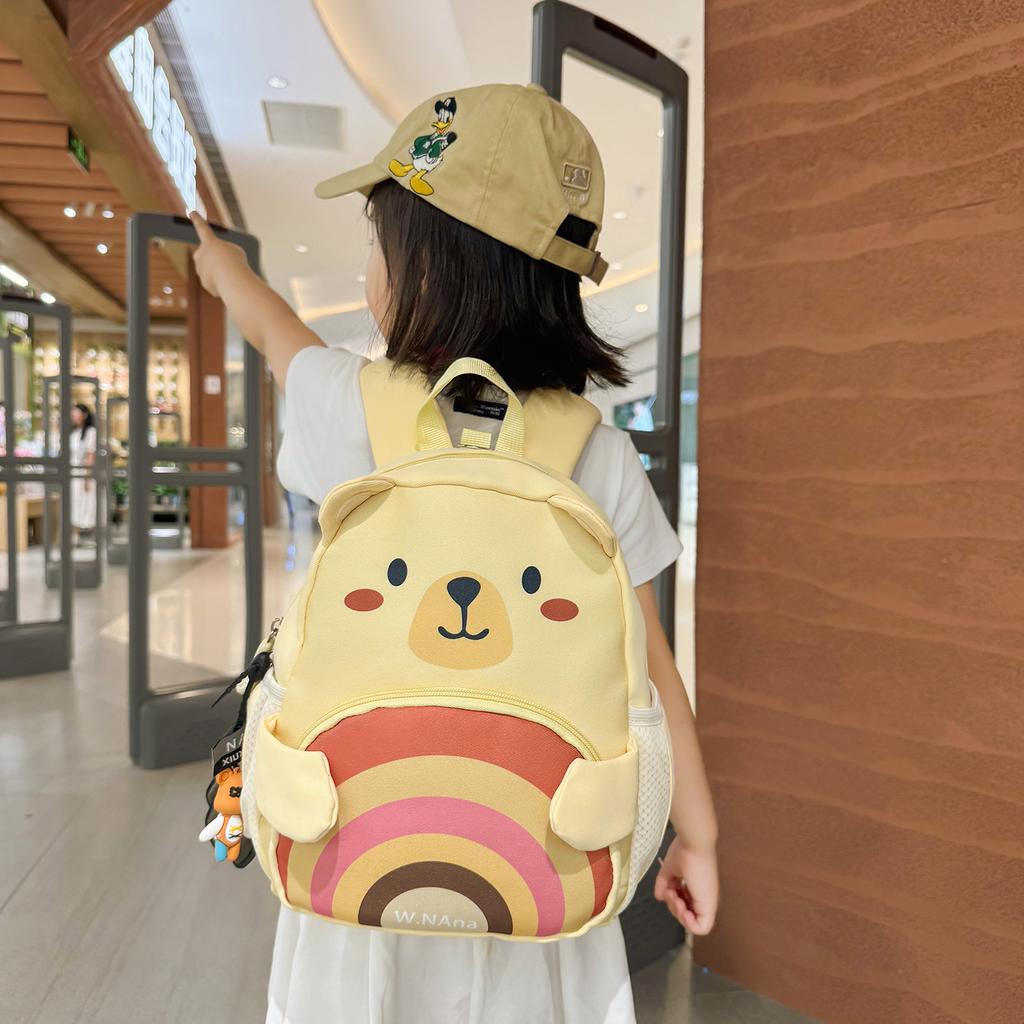 Schoolbag Cute Small Cartoon Backpack Large Capacity Leisure Children Travel Backpack Portable Kindergarten Primary School Bag