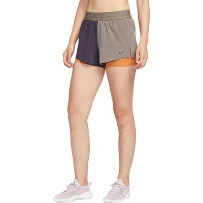 Dri-Fit Swift International Running Team Two-In-One Quick-Dry Lace-Up Mid-Rise Sports Shorts Women Shorts IO0492-289