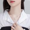 S925 Sterling Silver Clavicle Necklace - Simple Korean Style Pendant, Women's Christmas Gift for Girlfriend