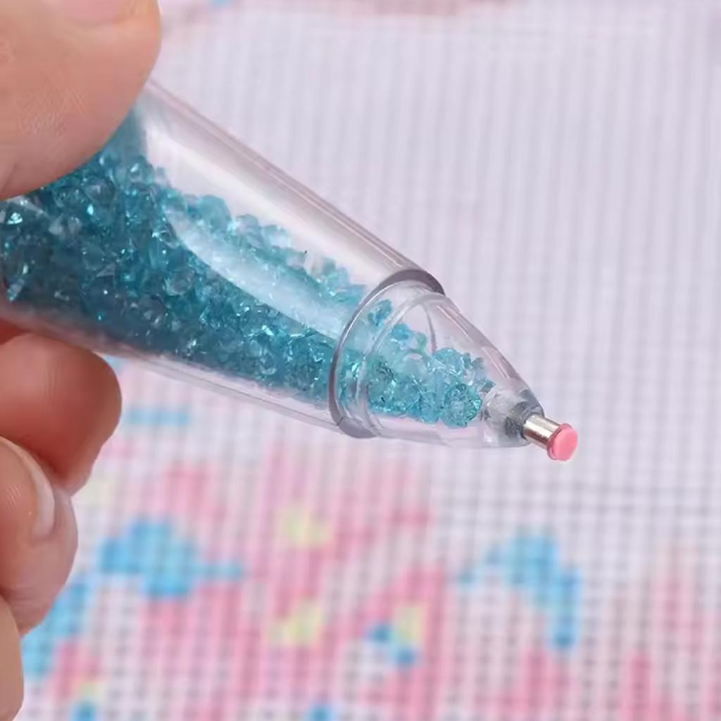 5D DIY Point Drill Tools Dotting Rhinestone Pen Vase Shape 5D Diamond Embroidery Point Drill Pen For Rhinestone Picture Tool