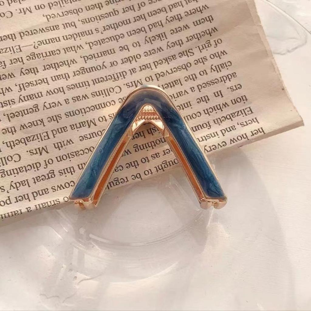 Módní acetátové trojúhelníkové sponky do vlasů pro ženy Dívky Hair Claw Chic Barrettes Claw Claw Vlásenky Styling Tool Vlasové doplňky