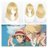 Gold-colored Howl Cosplay Wig With Realistic Scalp Top