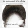 Women's Bangs Wig Hair Volume Topper - Fluffy, Natural, Seamless Hair Extension for Concealing White Hair