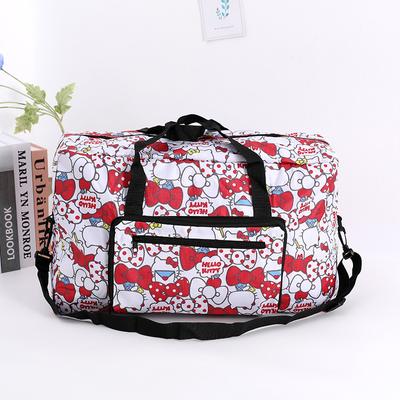 Cartoon Travel Bag Large Capacity Folding Luggage Travel Handbag Luggage Bag Nylon Waterproof Storage Bag Travel Bag