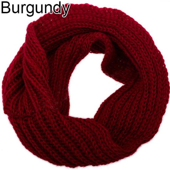 Modischer Unisex Winter Warmer Unendlichkeitskreis Zopfmuster Rollkragen Langer Schal Schal