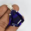 A Grade 63.3 Ct CERTIFIED Tanzanite 925 Sterling Silver Fancy Pendant Jewelry MY-PD-134-NS
