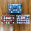 87-Piece Christmas Tree Decoration Set: Plastic Ornaments & Hanging Balls