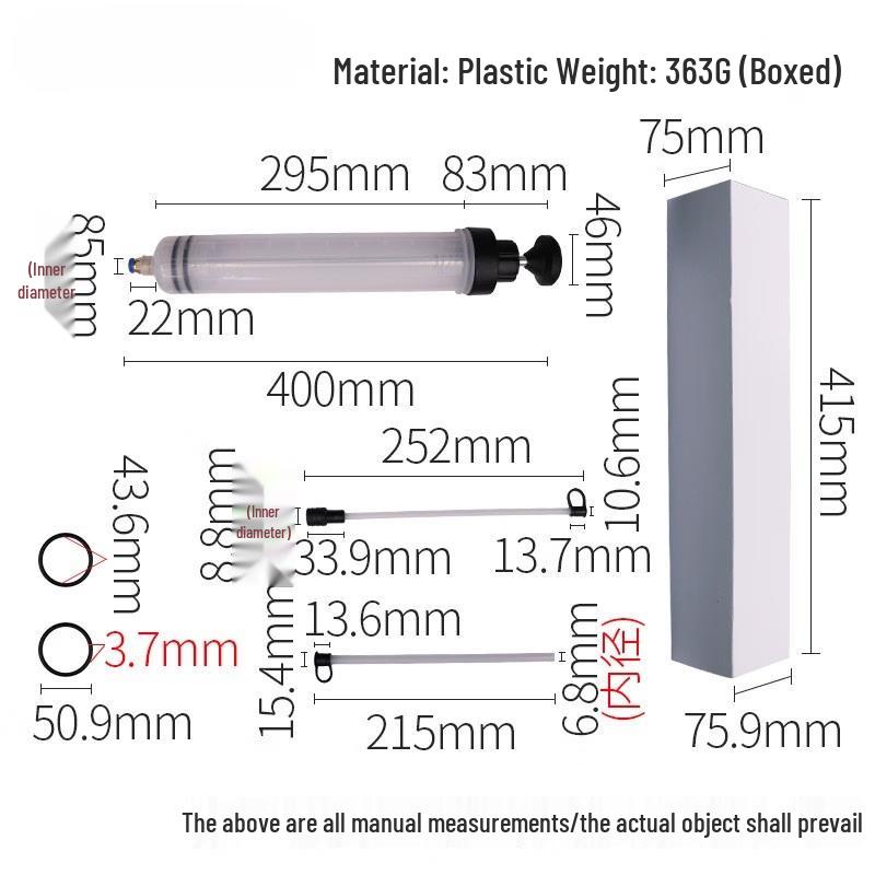 500cc Automotive Fluid Transfer Syringe