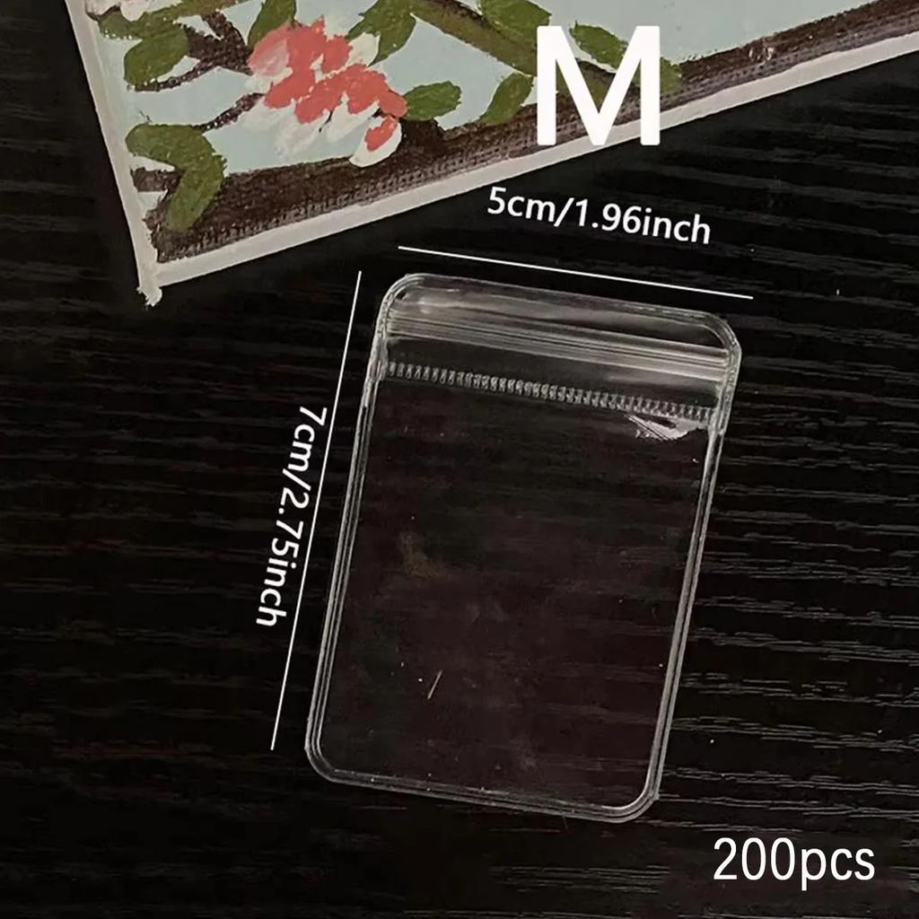 50pcs, Anti-oxidation Jewelry Bags, Clear Jewelry Zipper Bags, Small Jewelry Organizer, Ring Earring Storage Bags,
