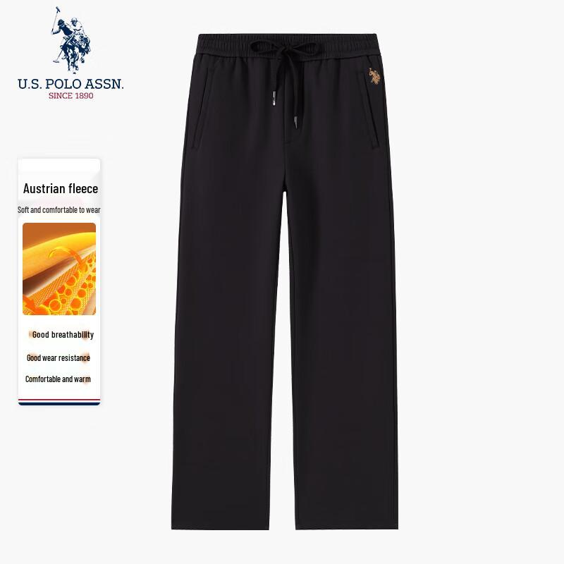 U.S. POLO ASSN. Men's Fleece-Lined Straight-Leg Casual Pants