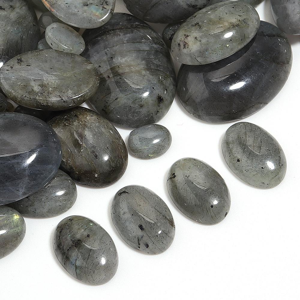 2-10pcs Multisize Natural Stone Cabochons Oval Gemstone Cabochon Cameo For Jewelry Making DIY Charms Necklace Rings Accessories