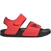Adidas Adilette Comfortable Versatile Non-Slip Durable Low-Top Sandals Kids Sandals Red IH3633