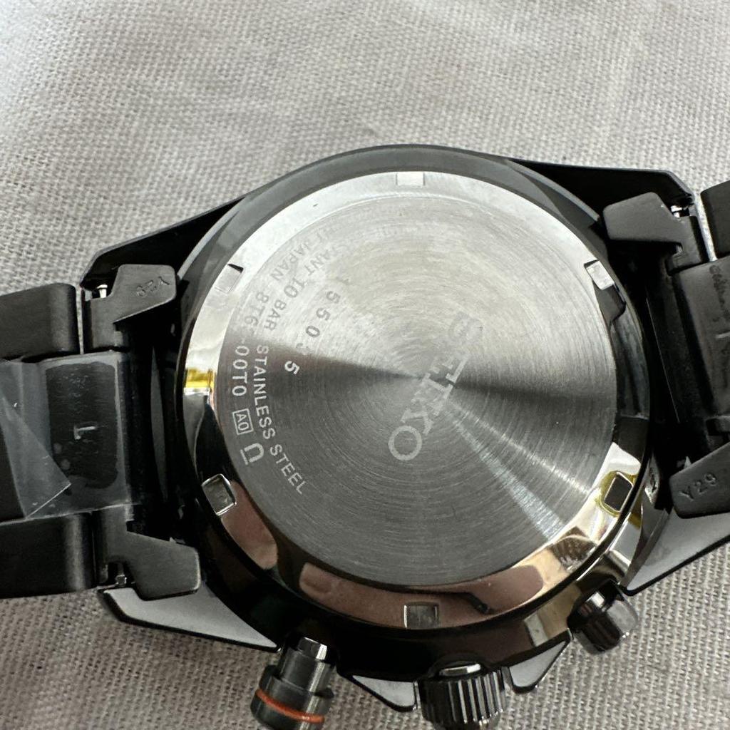 [USED] SEIKO Chronograph Quartz Watch 8T63-00T0