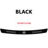 ARE4  Car Carbon Fiber Logo Trunk RearGuard Plate Bumper Trim Stickers For Nissan Nismo X-trail Qashqai Note Juke Sentra Patrol Navara