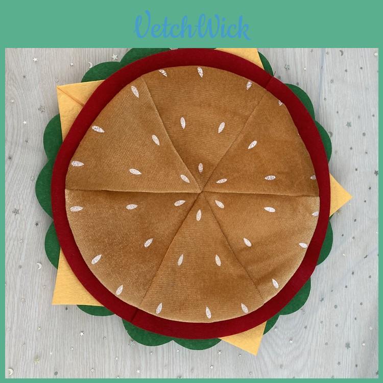 Creative Hamburger Hat For Parties Unique Photo Prop Funny Costume Accessory For All Seasons