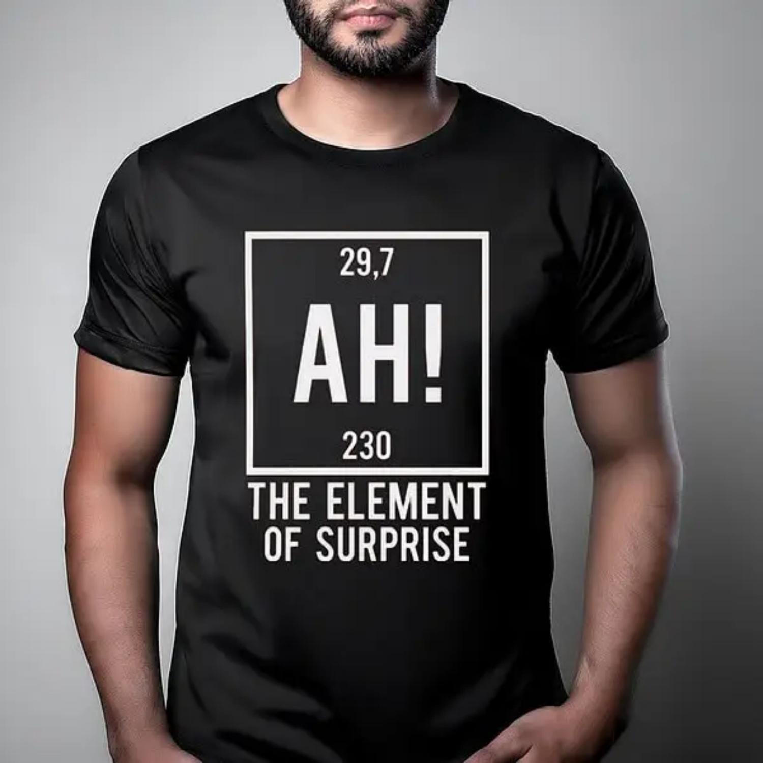 Project Hail Mary AH Element of Surprise Ryland Grace T-shirt Men and Women Summer Clothing Breathable Fashion Short Sleeved Top S