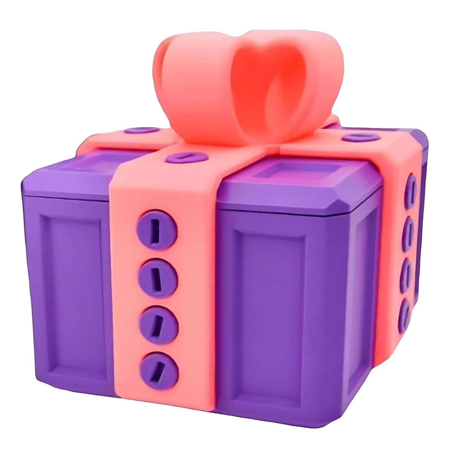 

Большие раздражающие подарочные коробки, коробка с шурупами для розыгрышей, действительно раздражающая подарочная коробка, подарочная коробка, напечатанная на 3D-принтере, веселый контейнер для денежных карт One Size