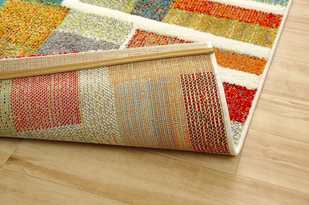 IKEHIKO Rectangular 80 x 140 Antibacterial and Wilton Rug, Carpet, "Eden," Rug, Approx. cm, Red, Odor-Deodorizing, Durable, Weave, #2334409