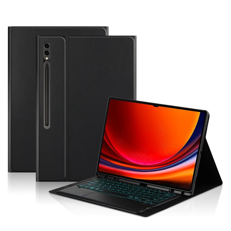 For Samsung Galaxy Tab S9 FE Plus Keyboard Cover Case for Tab A9 Plus S9 Ultra S7 FE S8 Plus S6 Lite A8 Magnetic Keyboard Case