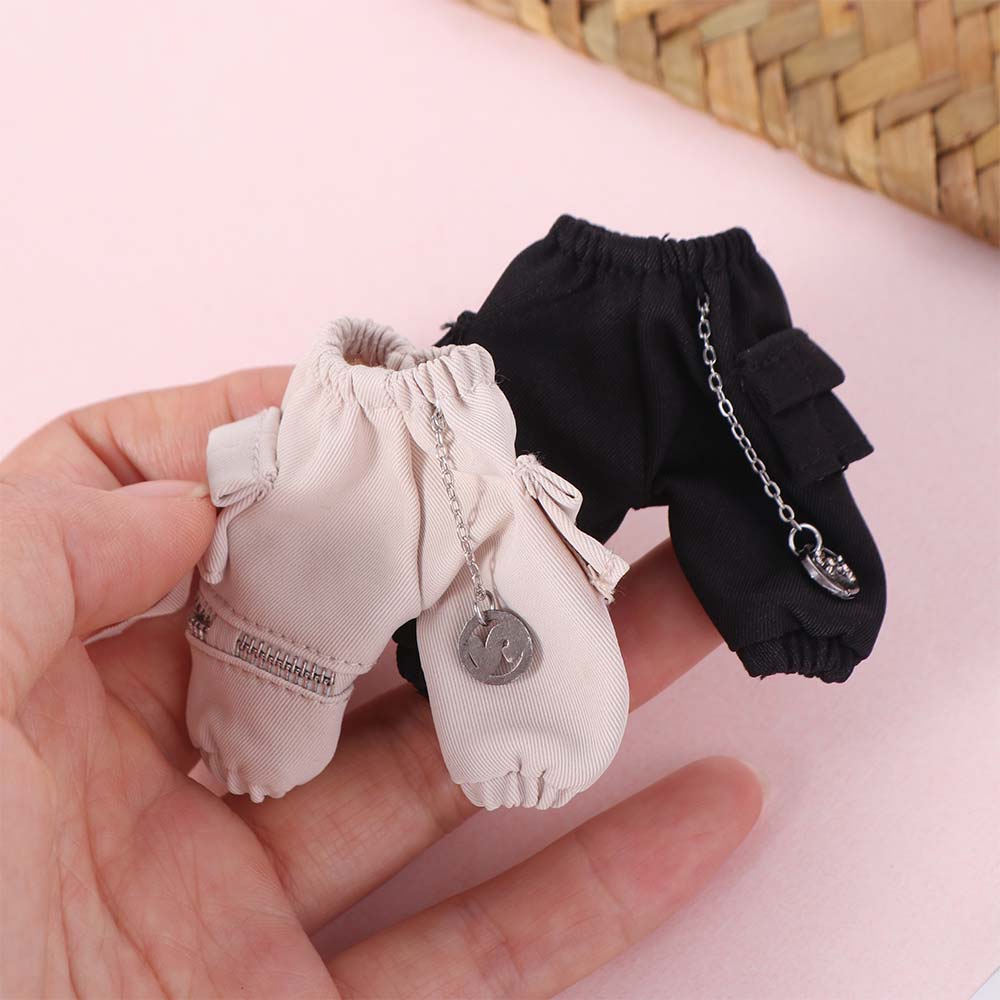 Daily Casual OB11 Trousers With Pockets Obitsu 11 Clothes Fashion Doll Cargo Pants 1/12 Bjd Gsc