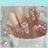 Wearable Nail Art Set With Glue Jelly Gel Sanding Strip Cleaning Sheet Nail Polish Remover Stick