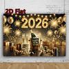 1Pcs  2D Backdrop Made of Decoration Background Winter Backdrop Decorations For Photo Studio Photo Booth Christmas Party