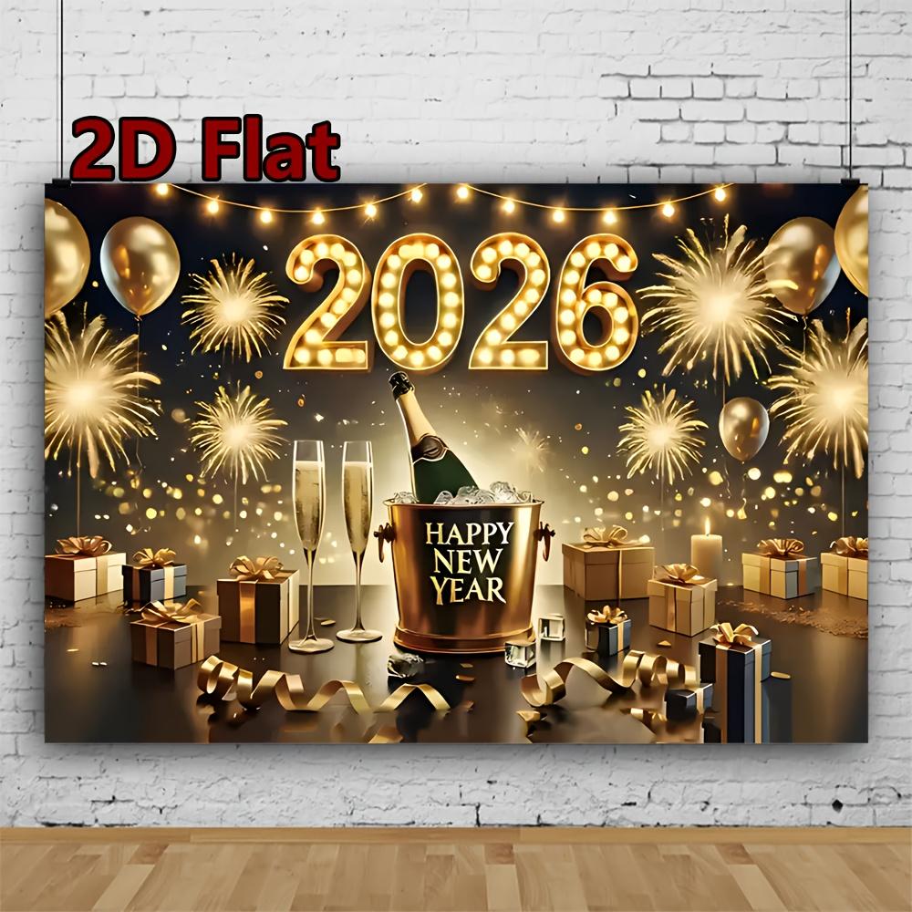 1Pcs 2D Backdrop Made of Decoration Background Winter Backdrop Decorations For Photo Studio Photo Booth Christmas Party