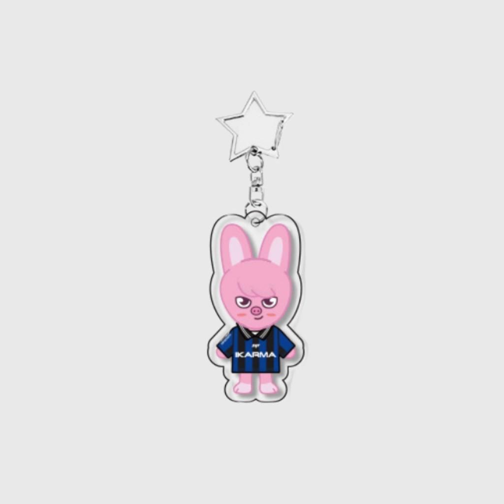 SKZOO Cartoon Acrylic Keychain Stray Kids New Album KARMA Keychain Pendant Stray Kids Bag Accessories Peripheral Gifts