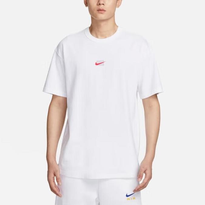 Nike 2023 College Entrance Exam Full Score Sports Casual Round Neck Short Sleeve Drop Shoulder T-Shirt Unisex Tops White FJ7725-100