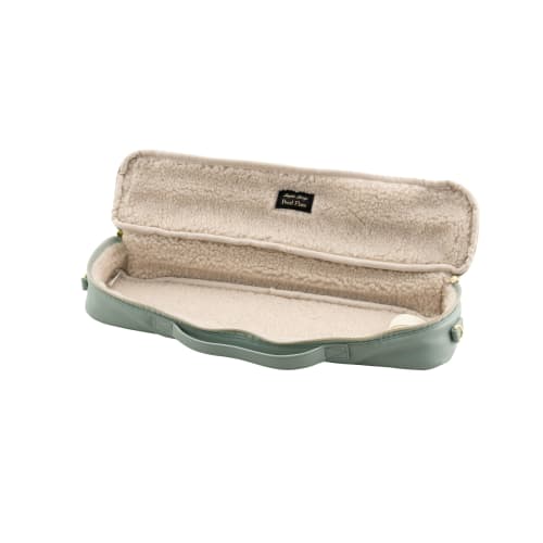 Pearl Flute X Legato Largo Collaboration Quilted Flute Case Cover Vol. 3 for C and H Foot Joints, Mint Green, LL-FLCH2#MG