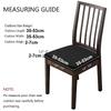 1Pcs Stretch Jacquard Chair Seat Cover Removable Elastic Dining Chair Cushion Slipcover Upholstered Washable