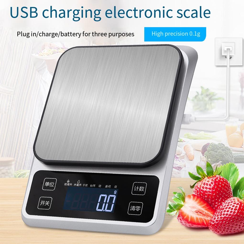 Kitchen Scale Elesctronic High Precise Measuring Tools Jewelry Digital Scales Kitchen Household Cooking Baking Instrument