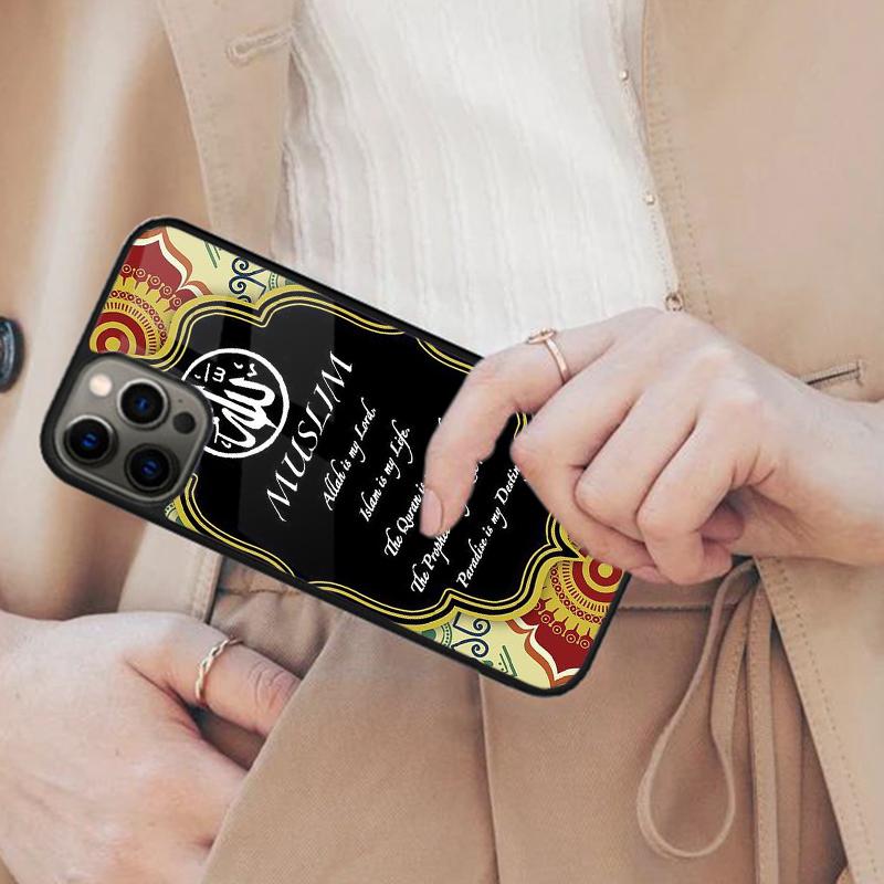 

Muslim Islamic Quran quotes Bumper Magnetic Phone Case For APPLE iPhone 17 Air 16 14 13 12 Pro Max 15 Plus MagSafe Cover iPhone 13mini