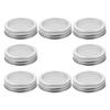 8 Stück Edelstahl Sprossendeckel 70 mm für Weithalsglas Brokkoli Bohnen Keimung Indoor Anzuchtset Glas Sprossdeckel