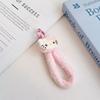 Miffy Rabbit Plush Phone Case Lanyard: Handheld Anti-lost Wrist Strap Keychain Pendant.