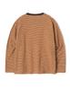 LORES Textured Striped L/S Tee - Brick