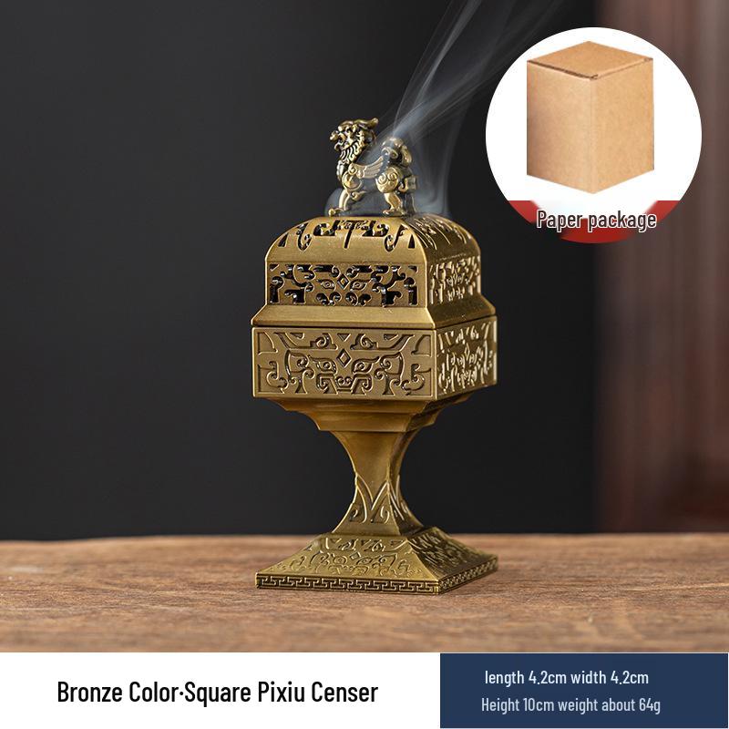 Auspicious Clouds Sandalwood & Agarwood Coil Incense for Indoor Aromatherapy - Long-lasting Deodorizing Incense Burner Censer
