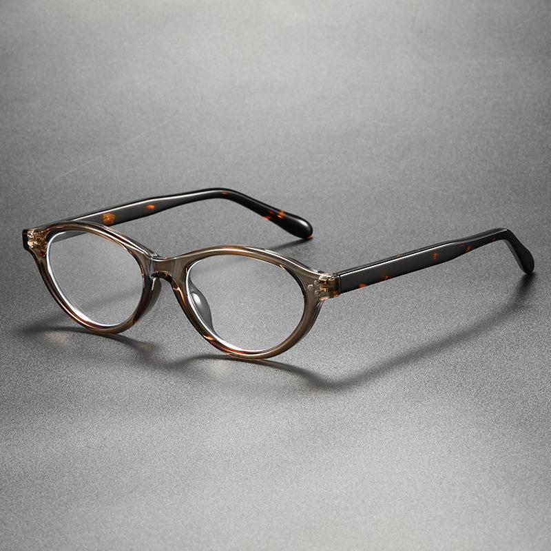Retro Prescription Reading Glasses Women Oval Small Frame Photochromic Glasses Myopia Women's Eyeglass Frame Eyewear