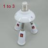 E27 TO 2 3 4 5 E27 Power Socket Way In 1 LED Light Bulbs Light Flexible Holder Base Switch Splitter Converter AC Power Lamp