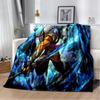 3D Klassiker Spiel Dota2 Gamer Decke, Weiche Wohndecke für Zuhause Schlafzimmer Bett Sofa Picknick Reise Büro Ruhe Abdeckung Decke Kinder
