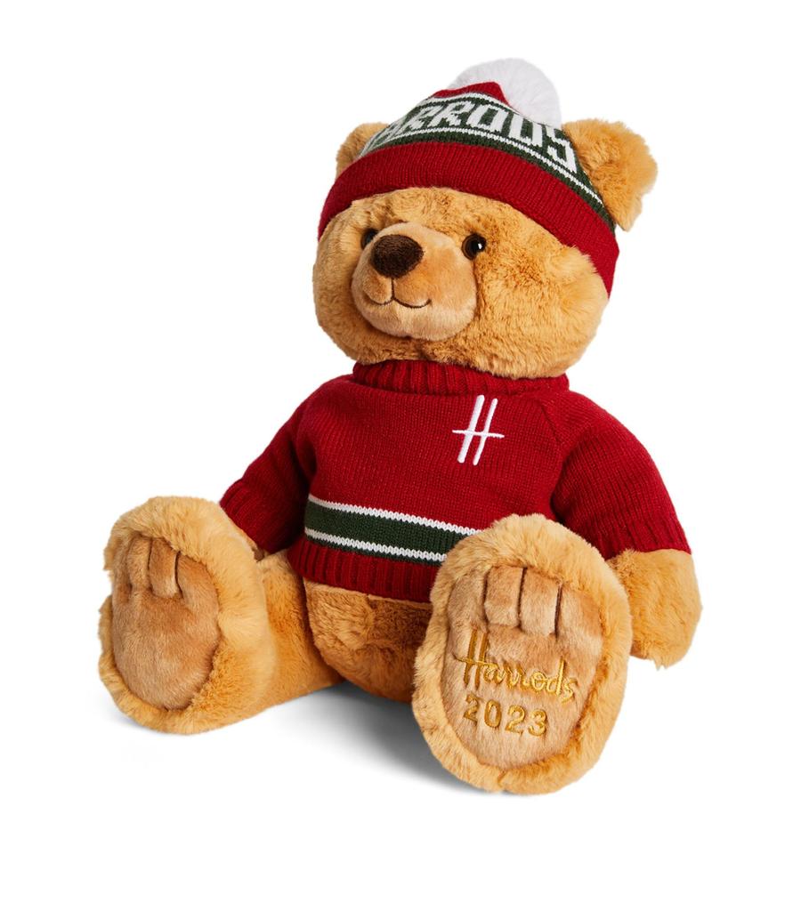 Harrods 2023 Christmas Bear Ethan Teddy Bear Plush 36cm Toy,