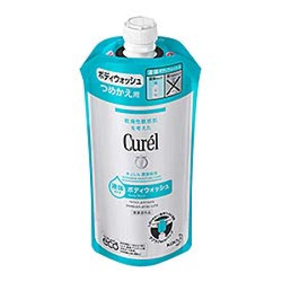 [Kao] Curel Body Wash Refill 340ml (Quasi-drug) x 4-pack