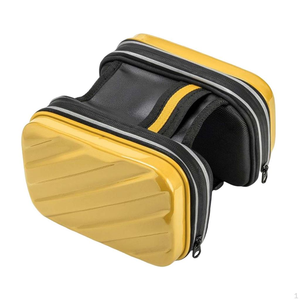 Bike Frame Front Bag with Clear Phone Holder