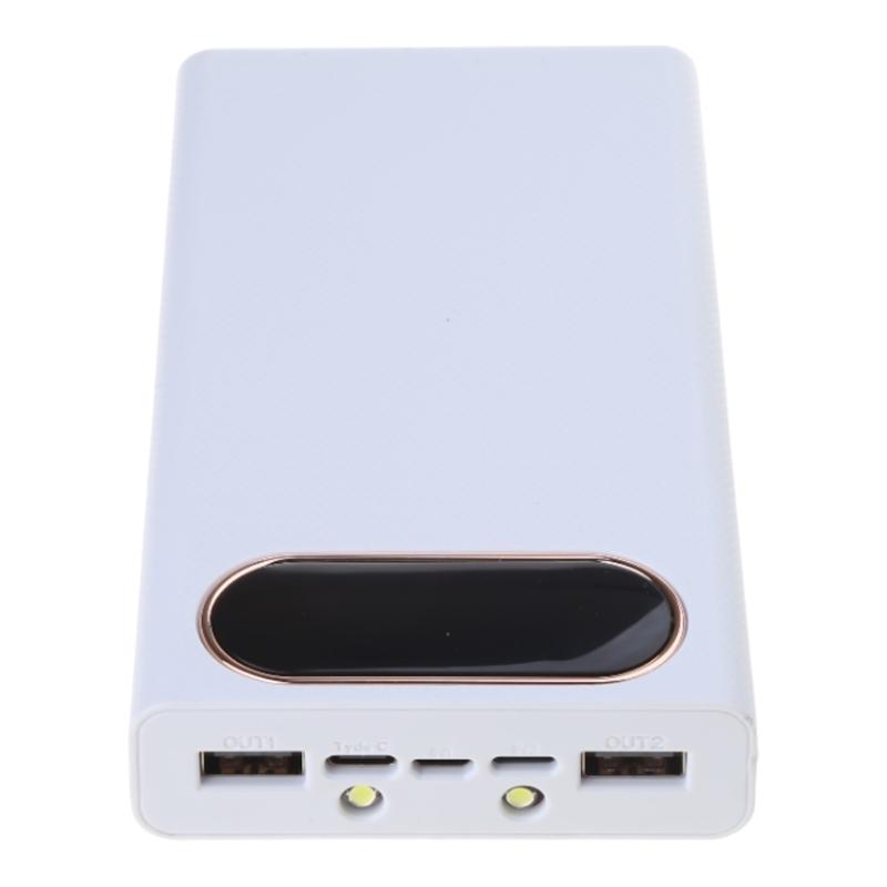 DIY 6x18650 Battery Case Charger Outer Plastic shells Power Bank Shells Portable External Boxes without Batteries