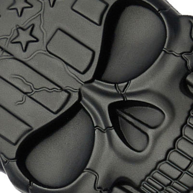 Ledmomo 1pc Skull Car Sticker Skull Head Decal Metal Skull Decal Motorcycle Emblem Badge