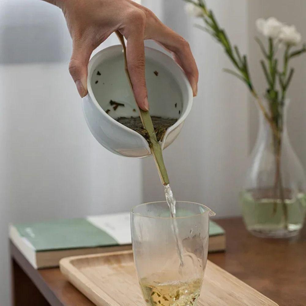 Tea-Making Tools Green Tea Mixing Bowl with Mouthpiece 2-piece Matcha Bowl Set  for Tea Lovers
